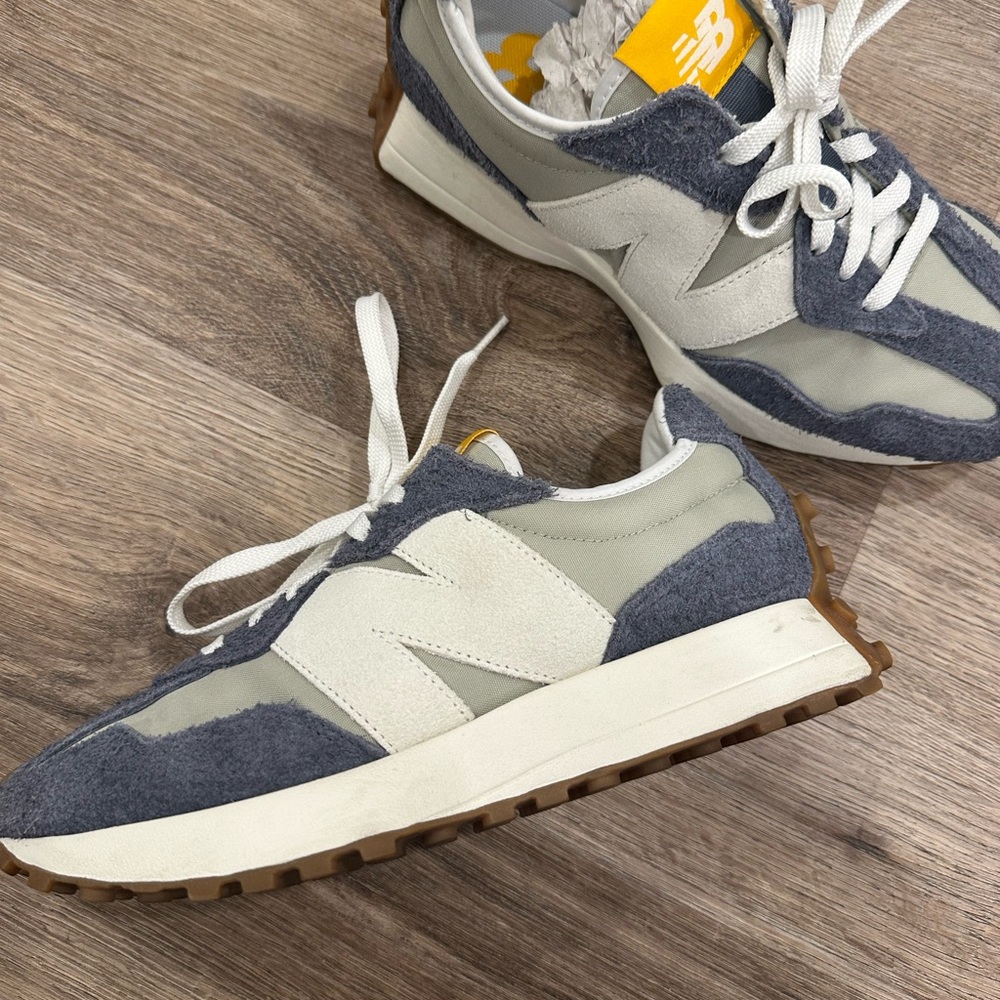 New Balance 327 Dark Arctic Grey Green Blue